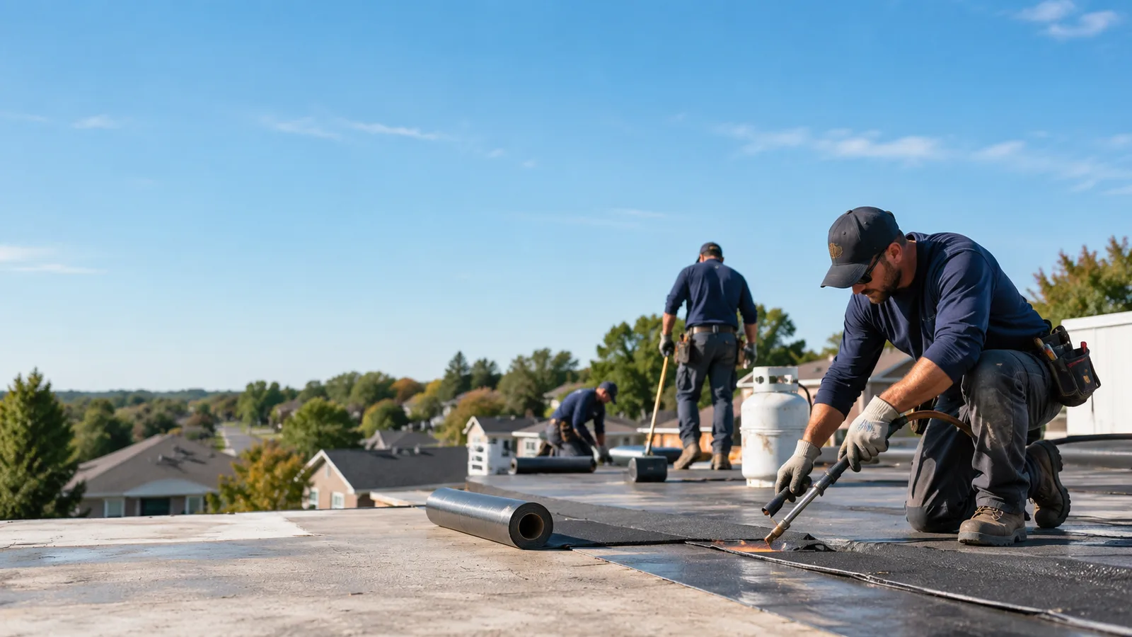 Flat Roof Leak Repair providers in Ashkum, IL